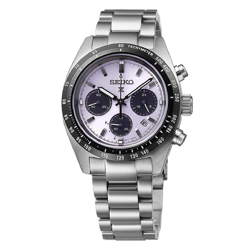 Seiko Prospex SSC955P1 Solar Chronograph Limited Edition (6000 Pcs Worldwide) Purple Dial Stainless Steel Men's Watch