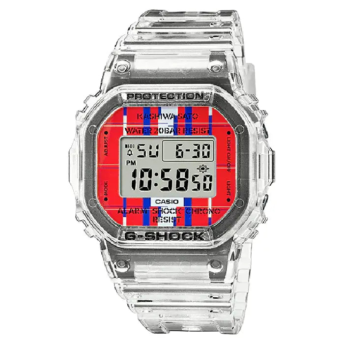 Casio G-Shock Kashiwa Sato Collaboration Carbon Core Guard DWE-5600KS-7D Digital Dial Resin Strap Men's Watch