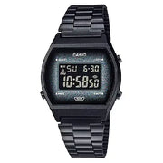 Casio Vintage Digital B640WBG-1BDF Black Dial Stainless Steel Unisex Watch
