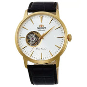Orient TAG02003W0 Esteem II Open Heart white dial 41mm leather strap men's watch