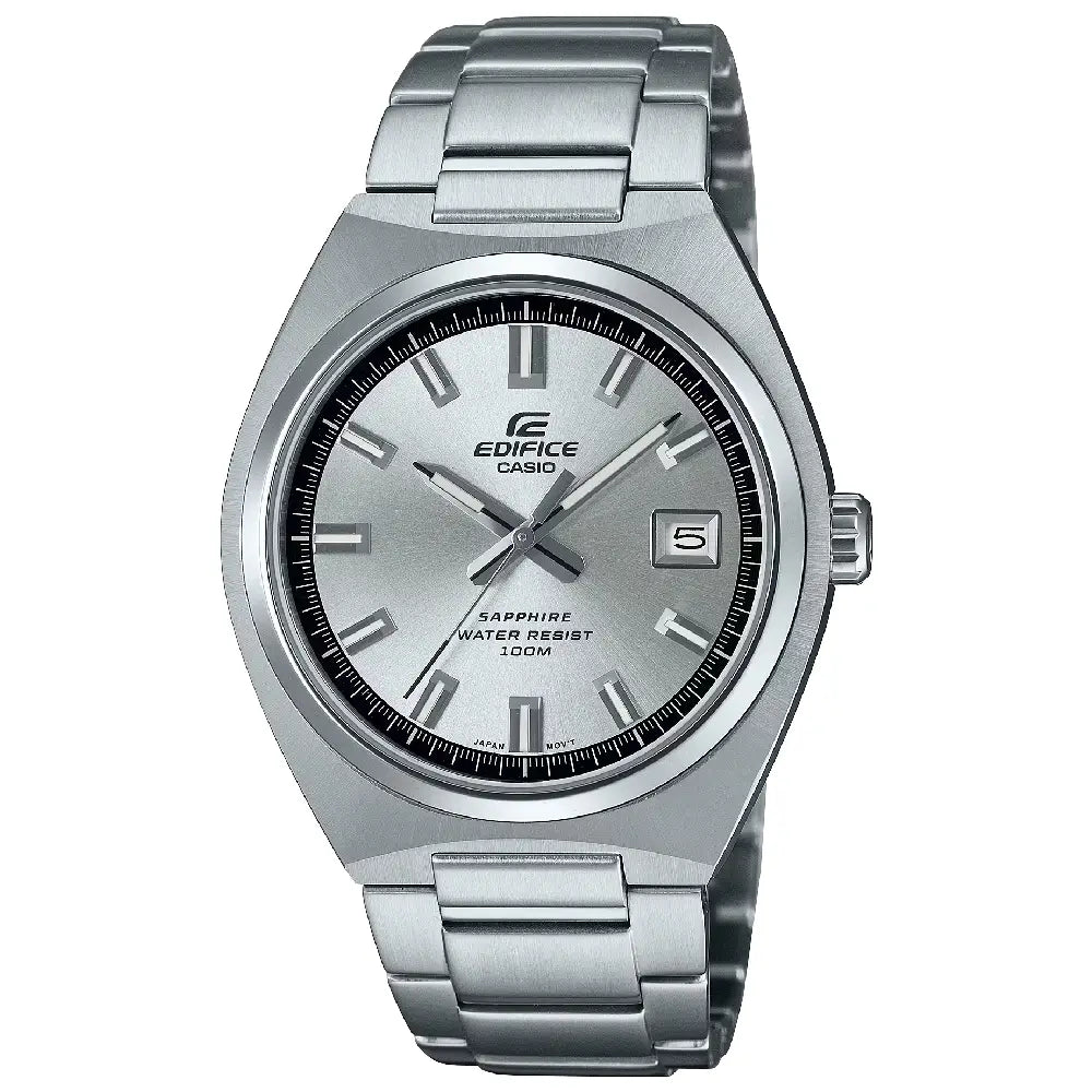 Casio Edifice EFB-109D-7AV silver sun-ray dial stainless steel men's watch