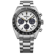 Seiko Prospex Speedtimer SSC961P1 Youngtimer "Seitona / Panda" Solar Chronograph White Dial 39mm Stainless Steel Men's Watch
