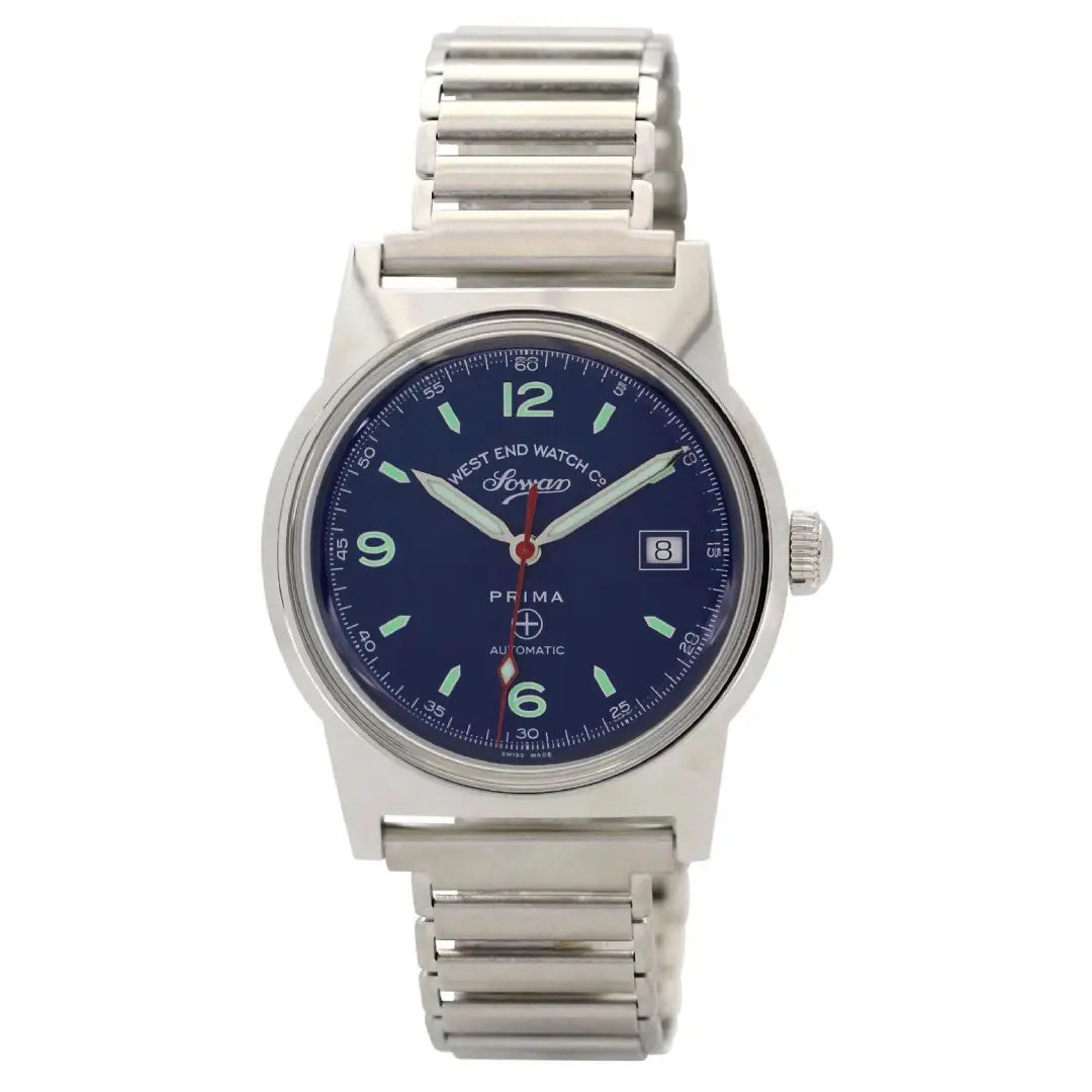 West End New 8152 Automatic 8152.10.3392R Dark Blue Dial Stainless Steel Men's Watch
