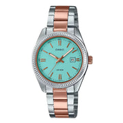 Casio Enticer Ladies Analog LTP-1302PRG-2AVEF Blue Dial Stainless Steel Women's Watch