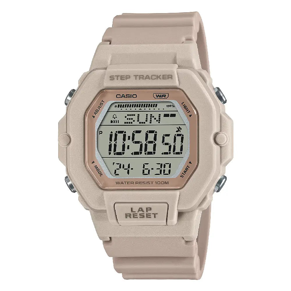 Casio Collection Digital LWS-2200H-4AVDF Pink Dial Resin Strap Women's Watch
