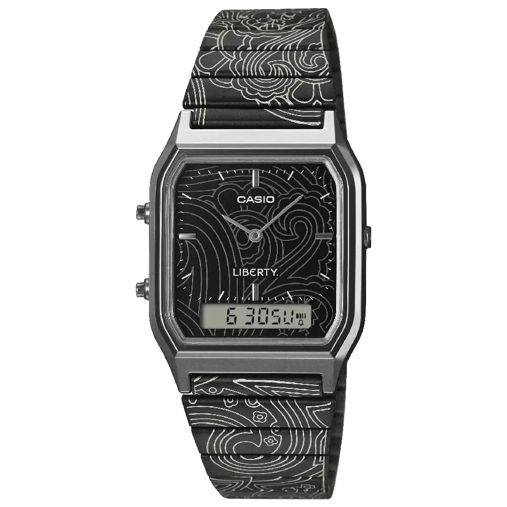 Casio Vintage AQ-230EBLT-1 "Liberty Paisley" Limited Edition Unisex Watch