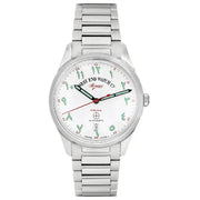 West End Sowar Prima Automatic 8149.10.0789R White Dial with Eastern Arabic Numerals & Stainless Steel Men's Watch