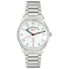 West End Sowar Prima Automatic 8149.10.0789R White Dial with Eastern Arabic Numerals & Stainless Steel Men's Watch