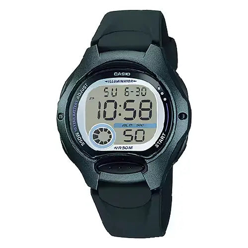Casio Collection LW-200-1BVDF Digital Black Dial Resin Strap Women's Watch