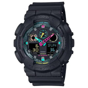 Casio G-Shock GA-100MF-1ADR Black Dial Resin Strap Men's Watch