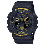 Casio G-Shock GA-100CY-1ADR Black Dial Resin Strap Men's Watch