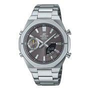 Casio Edifice Analog-Digital  ECB-S10D-8ADF Bluetooth Grey Dial Stainless Steel Men's Watch