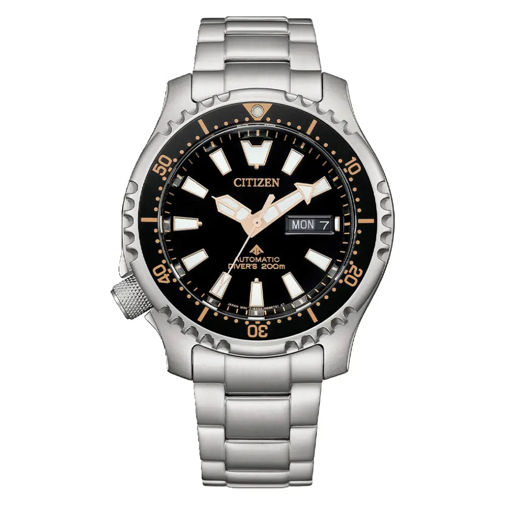 Citizen Promaster NY0160-66E Automatic Marine Diver Limited Edition "Fugu" Black Dial 42mm Stainless Steel + Polyurethane Men's Watch