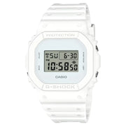 Casio G Shock DW-5600WW-7E Digital White Dial Resin Strap Men's Watch