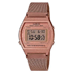 Casio Vintage Digital B640WMR-5ADF Rose Gold Dial Stainless Steel Unisex Watch