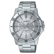 Casio Enticer MTP-VD01D-7CVUDF Date Analog Silver Dial Stainless Steel Men's Watch