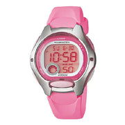 Casio Collection LW-200-4BVDF Digital Pink Dial Resin Strap Women's Watch