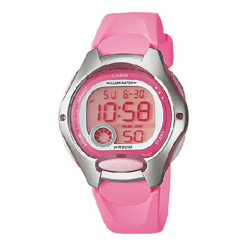 Casio Collection LW-200-4BVDF Digital Pink Dial Resin Strap Women's Watch