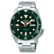 Seiko 5 Sports SBSA013 SRPD63 green dial stainless steel men's watch