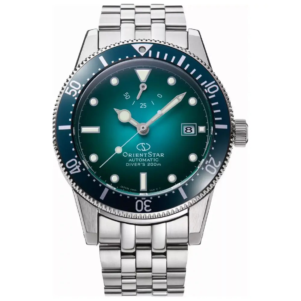Orient Star RE-AU0602E00B Diver 1964 2nd Edition green dial 41mm stainless steel mens watch