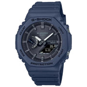 Casio G-Shock CasiOak Tough Solar Bluetooth GA-B2100-2A Analog Digital Navy Blue Dial 45mm Resin Strap Men's Watch