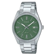 Casio Collection MTP-1302DA-3AVDF Analog Green Dial Stainless Steel Men's Watch