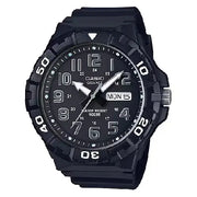 Casio MRW-210H-1AVDF black dial resin strap men's watch