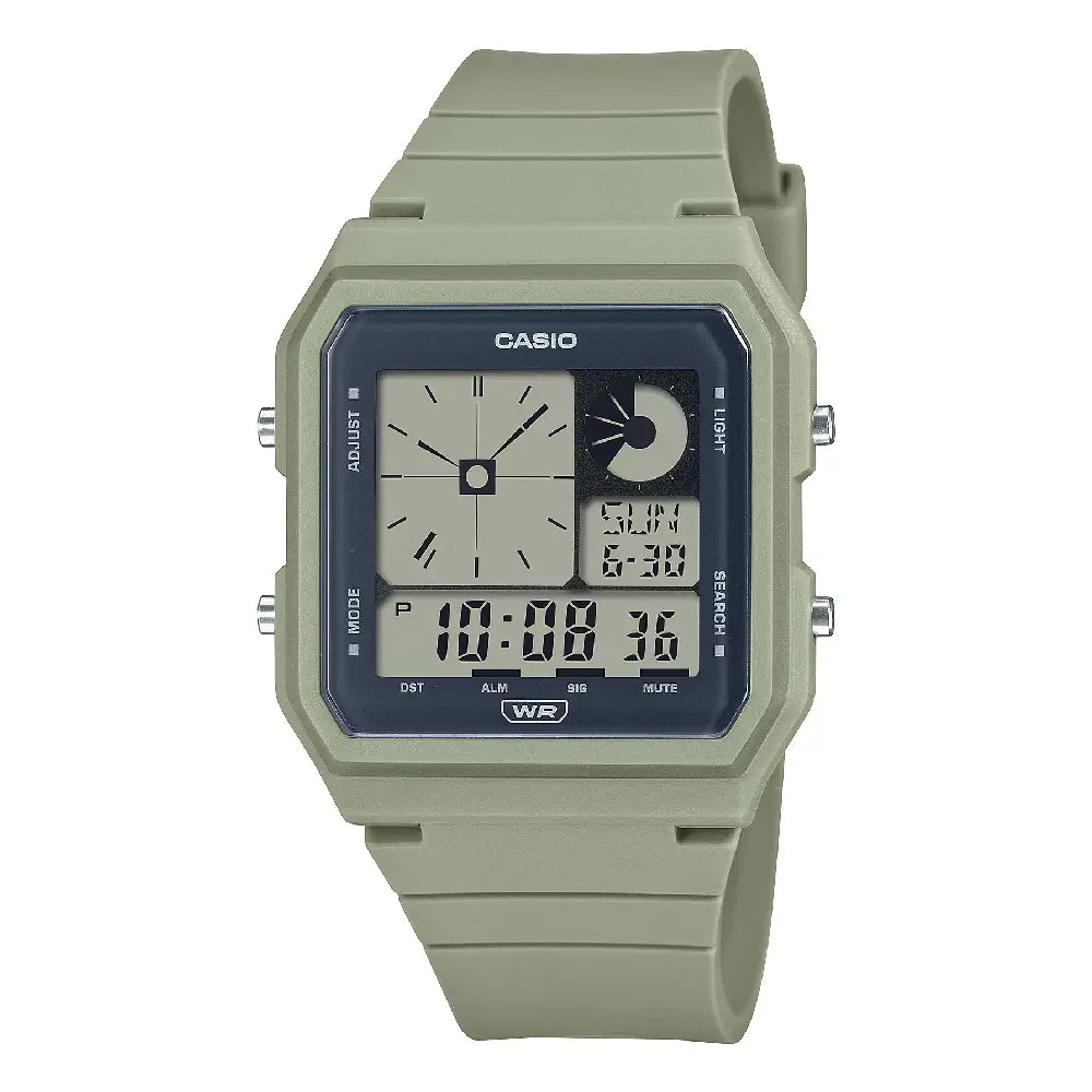Casio Youth Digital LF-20W-3ADF Green Dial Resin Strap Unisex Watch