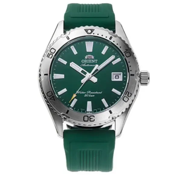 Orient Sports Automatic RA-AC0Q11E30B Mako 40 Green Dial  Silicone Men's Watch