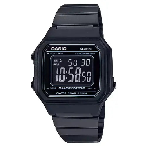 Casio Vintage B650WB-1BDF Digital Multi-Function Black Dial 43.1mm Resin Strap Unisex Watch