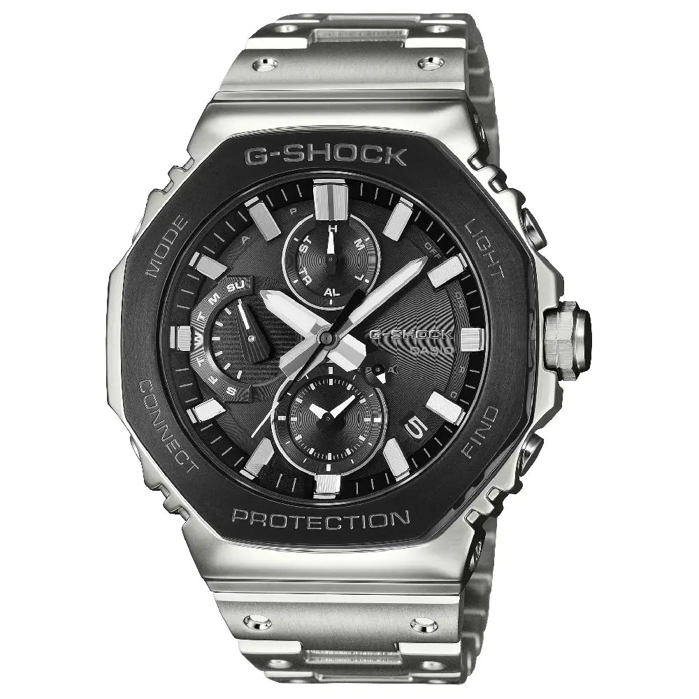 Casio G-Shock GMC-B2100BT-1A full metal black dial stainless steel men's watch