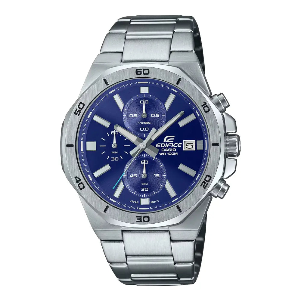 Casio Edifice EFV-640D-2AVUDF Blue Dial Stainless Steel Men's Watch