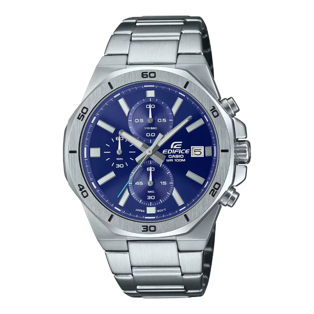 Casio Edifice EFV-640D-2AVUDF Blue Dial Stainless Steel Men's Watch