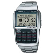 Casio Data Bank Digital DBC-32D-1ADF Black Dial Stainless Steel Unisex Watch