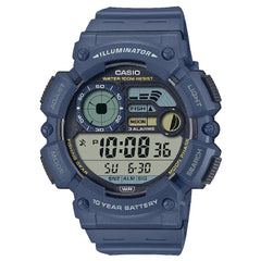 Casio Sports Digital WS-1500H-2AVDF Blue Display Dial Resin Strap Men's Watch