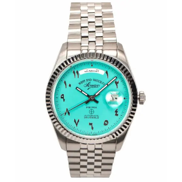 West End The Classics 41 Automatic 6868.10.3377 Tiffany Blue Dial Stainless Steel Men's Watch