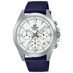 Casio Edifice EFV-630L-7AVUDF White Dial 44mm Leather Men's Watch