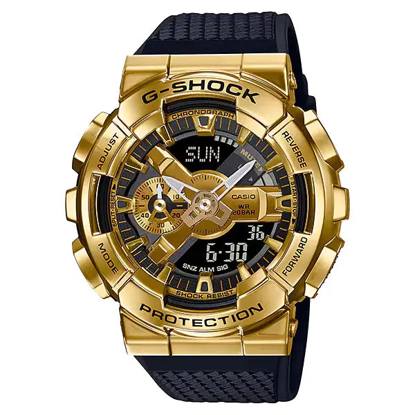 Casio G-Shock Metal Collection GM-110G-1A9DR Gold Dial Stainless Steel Men's Watch