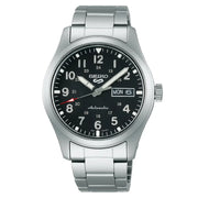 Seiko 5 Sports SRPG27K1 Automatic Field Watch Black Dial 39.4mm Stainless Steel Men's Watch