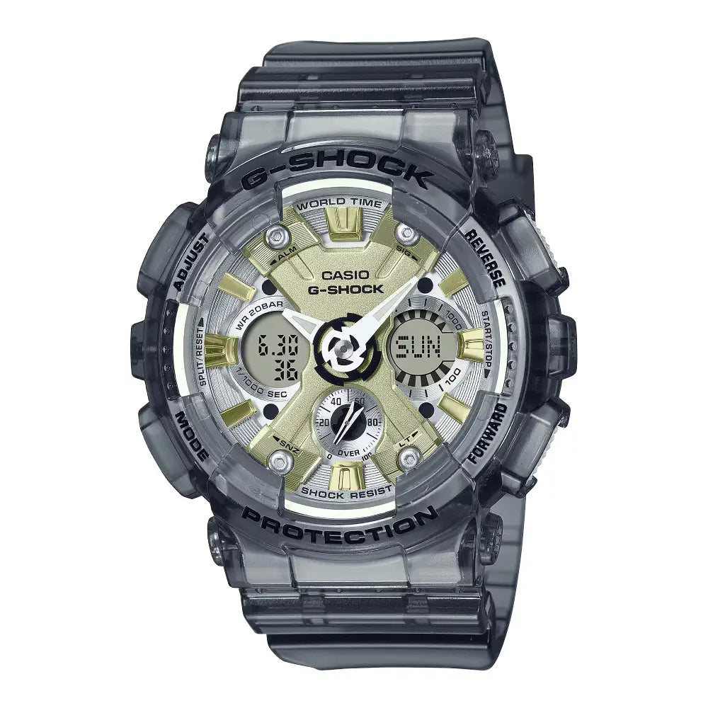 Casio G Shock GMA-S120GS-8A Golden Smoke womens watch front view