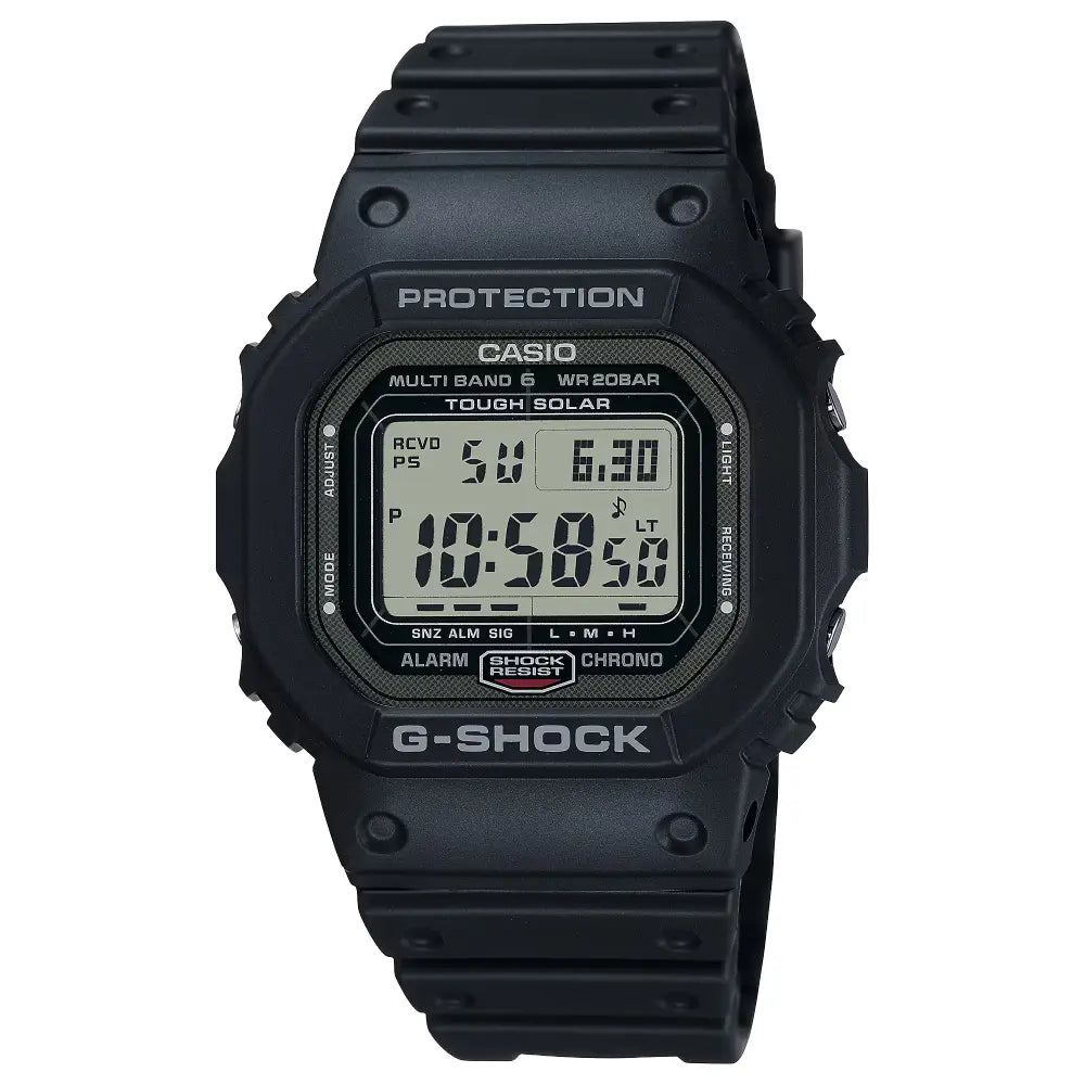 Casio G Shock GW-5000U-1 Digital Tough Solar Black Dial Resin Strap Men's Watch