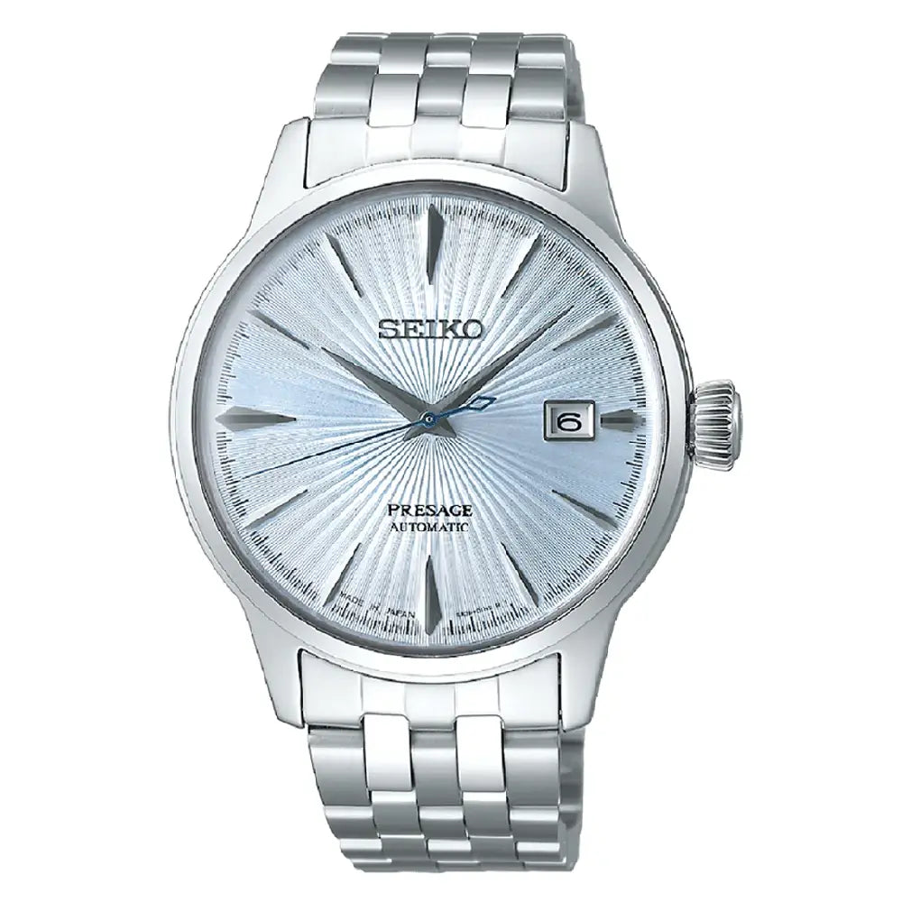 Seiko Presage SRPE19J1 Cocktail Time Automatic Blue Dial Stainless Steel Men's Watch