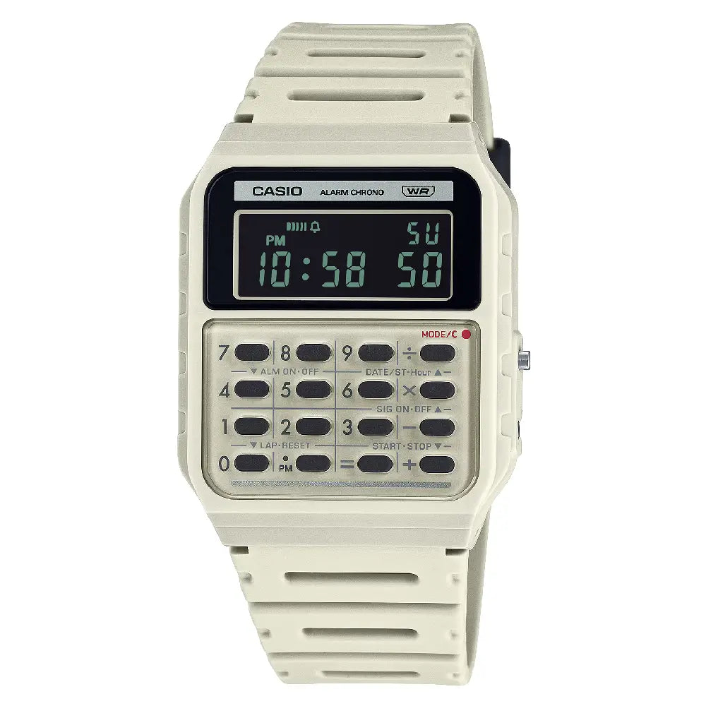 Casio Vintage Digital CA-53WB-8BDF White Dial Resin Strap Unisex Watch