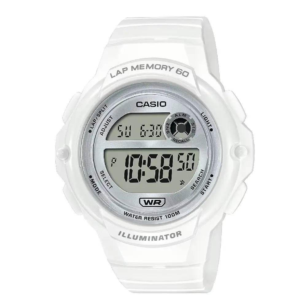 Casio Youth Digital LWS-1200H-7A1VDF Silver Dial Resin Strap Women's Watch
