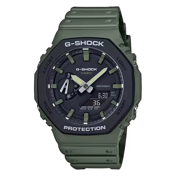 Casio G-Shock Casual GA-2110SU-3ADR Black Dial Resin Men's Watch