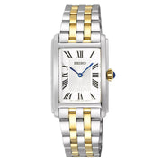 Seiko Essentials SWR087P1 (Seiko Tank) Two-Tone Women's Watch