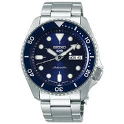 Seiko 5 Sports SBSA001 navy dial stainless steel men’s watch