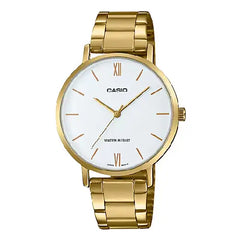 Casio Enticer Ladies Analog LTP-VT01G-7BUDF Silver Dial Stainless Steel Women's Watch