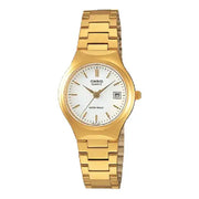 Casio Enticer Ladies Analog LTP-1170N-7ARDF White Dial Stainless Steel Women's Watch