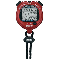 Seiko Solar Stopwatch SVAJ103 Digital LCD Resin Strap Watch